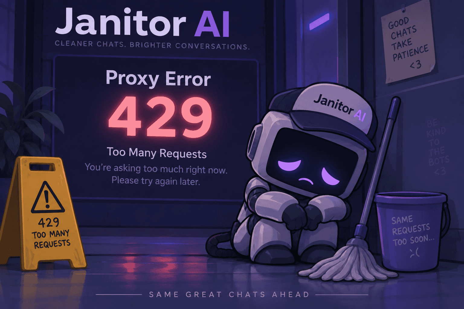 Janitor AI Proxy Error 429: Which Limit You Hit, and How to Clear It