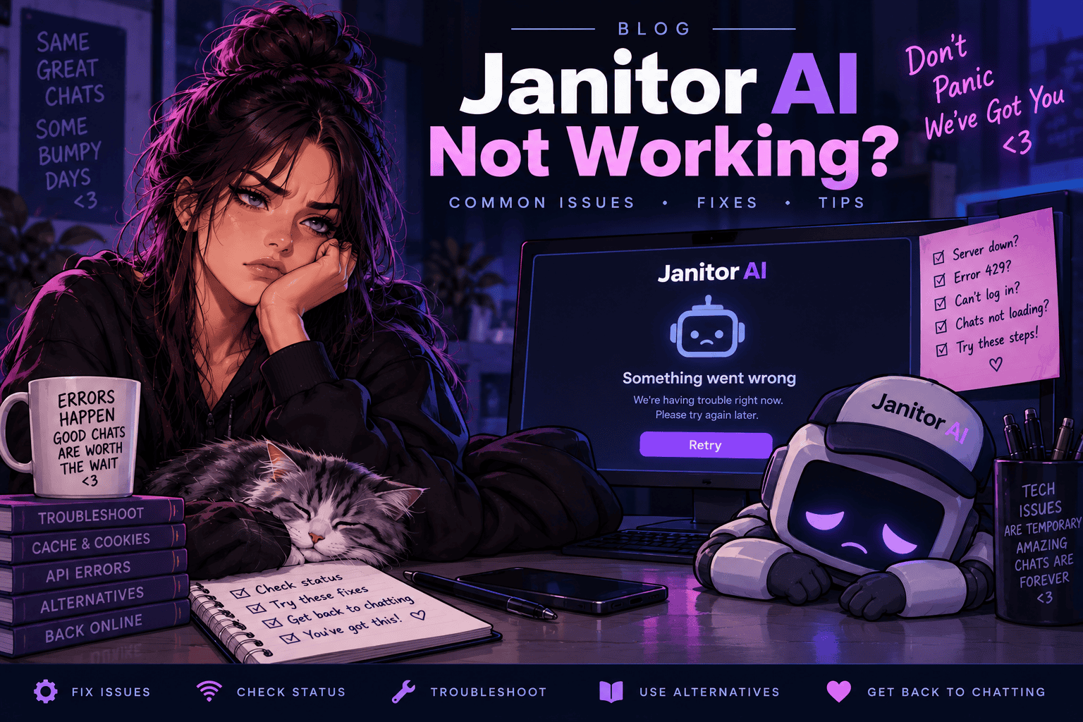 Janitor AI Not Working: Find the Broken Link First