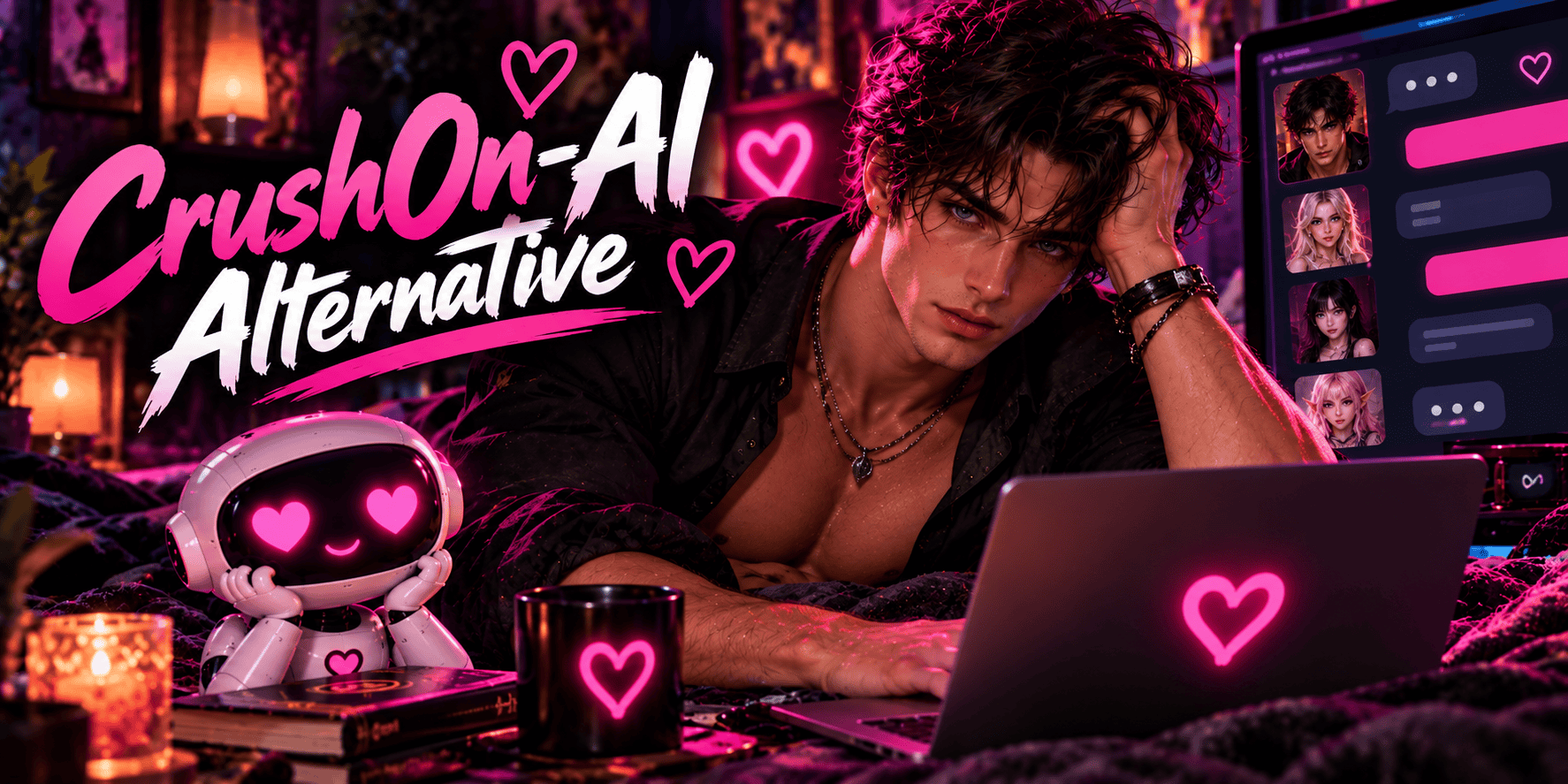 CrushOn AI Alternative: Unmetered, Ad Free, Chats That Stay