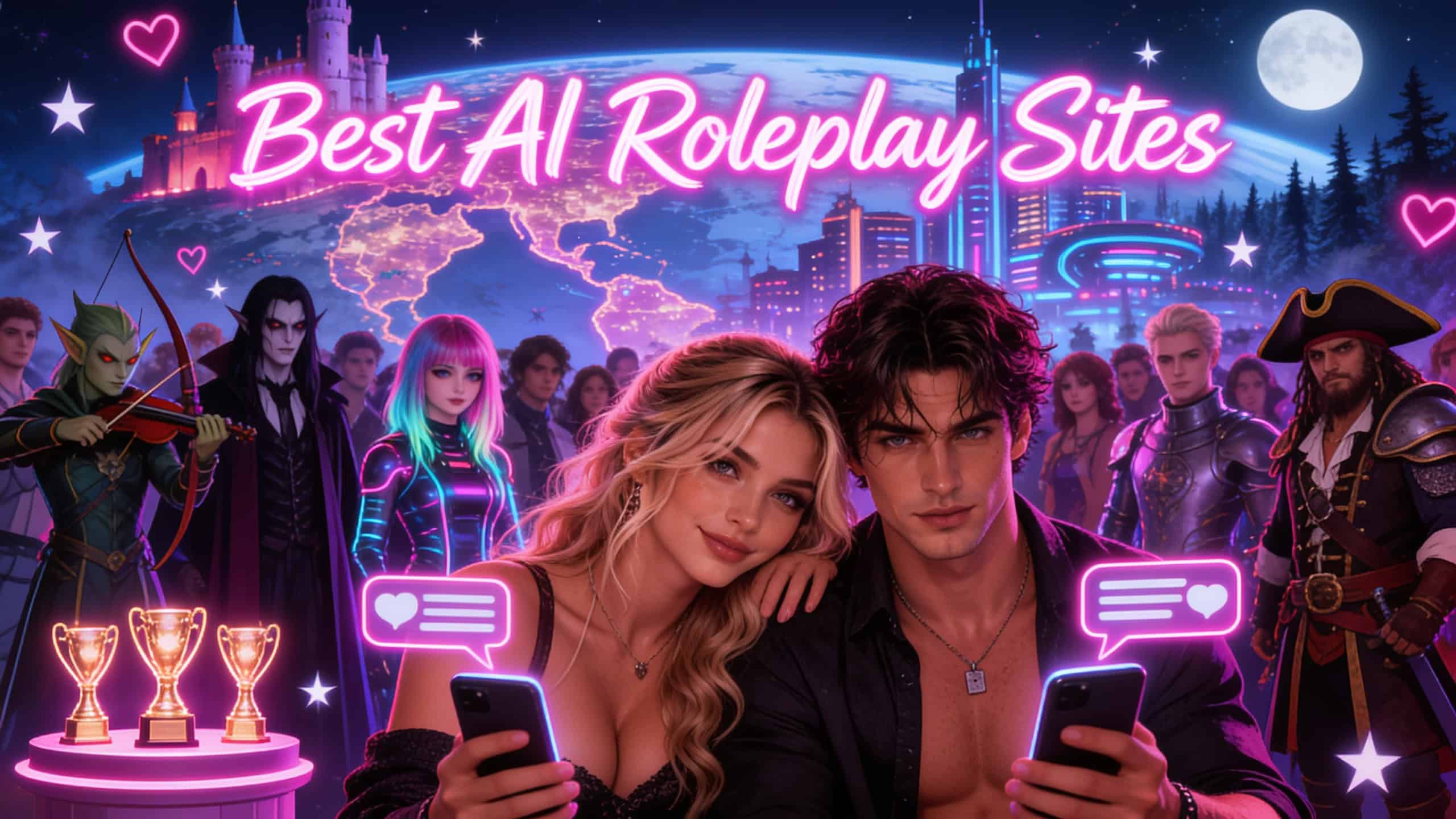 Best AI Roleplay Sites for NSFW, Worldbuilding and AI Partners (2026)